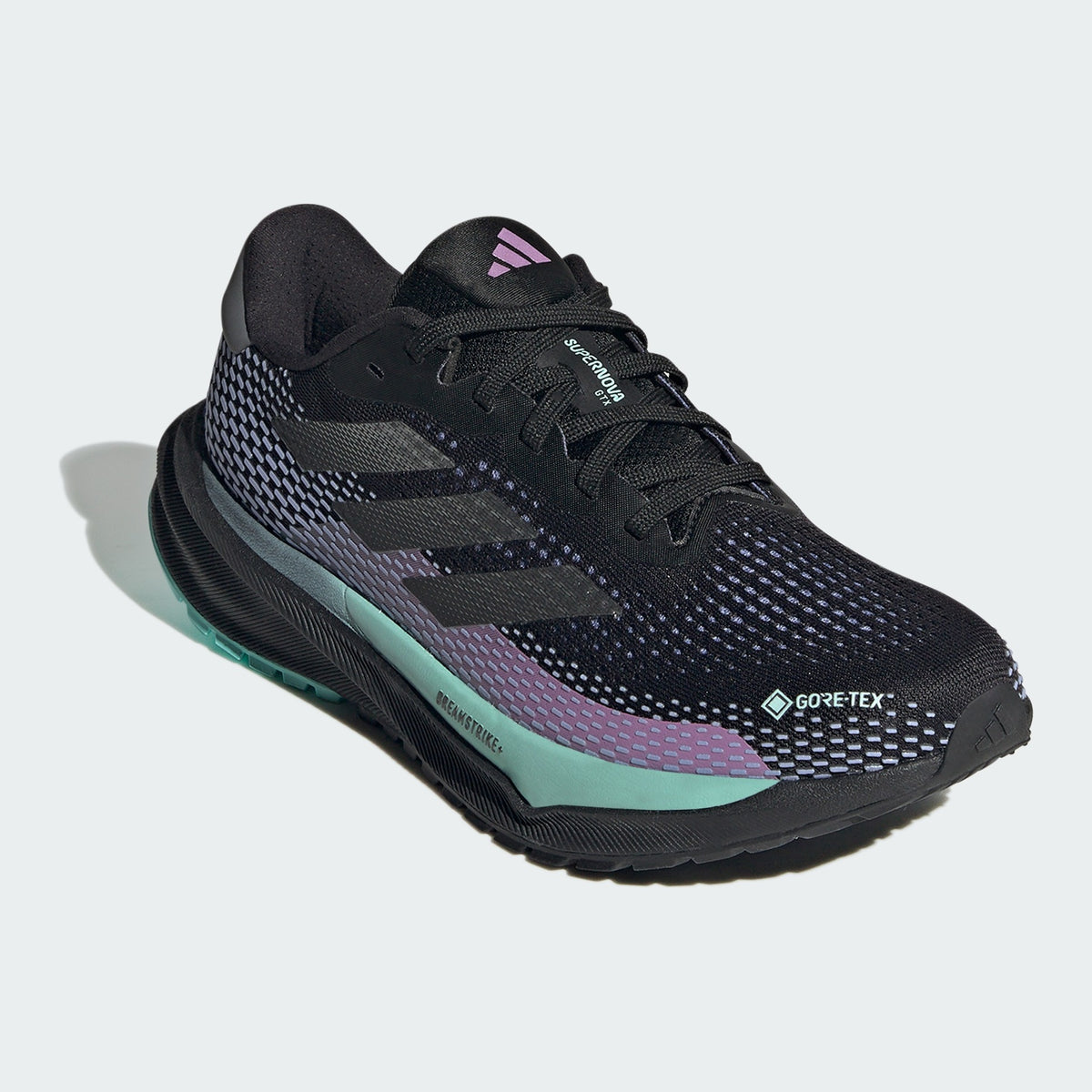 [ID6305] WOMENS ADIDAS SUPERNOVA GORE-TEX 'BLACK SEMI FLASH AQUA' 4