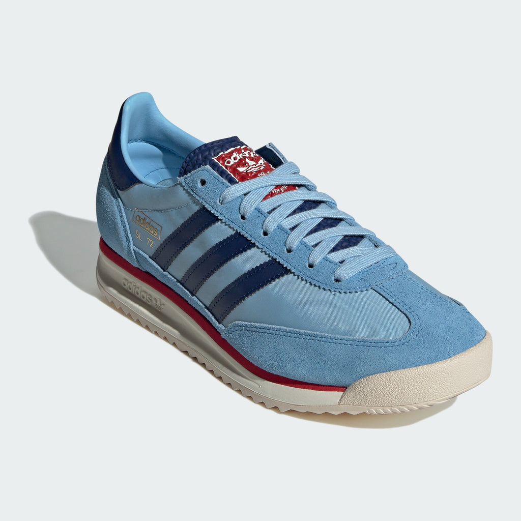 [IG4649] MENS ADIDAS SL72 RS 'LIGHT BLUE SCARLET' 4