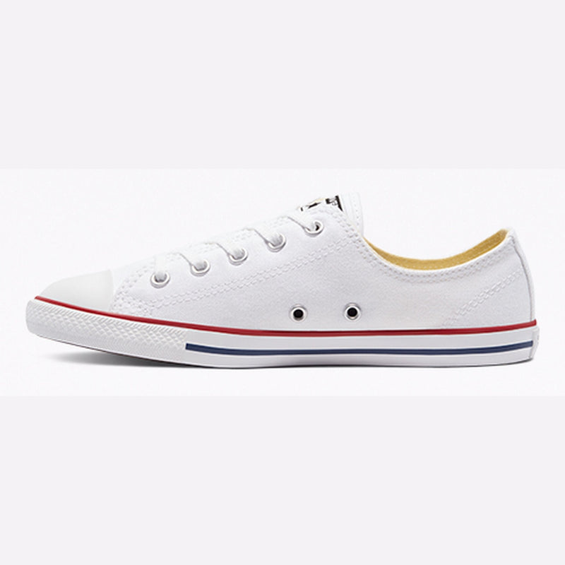 [537204F] WOMENS CONVERSE CHUCK TAYLOR ALL STAR DAINTY OX 'WHITE' - C_08X1