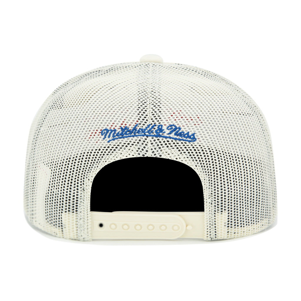 Mens Mitchell & Ness MLB EVERGREEN TRUCKER COOP RANGERS