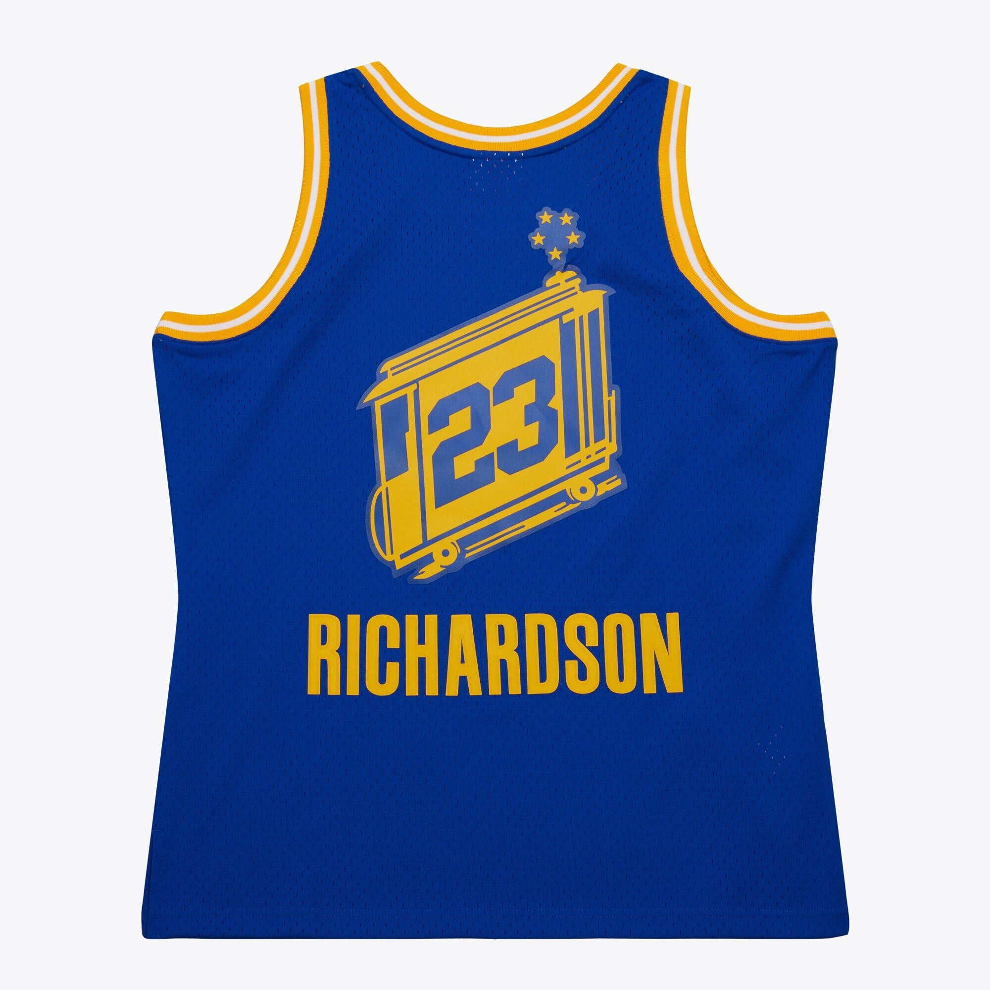 MENS MITCHELL & NESS NBA BLUE ALTERNATE JERSEY WARRIORS 2004 JASON RICHARDSON