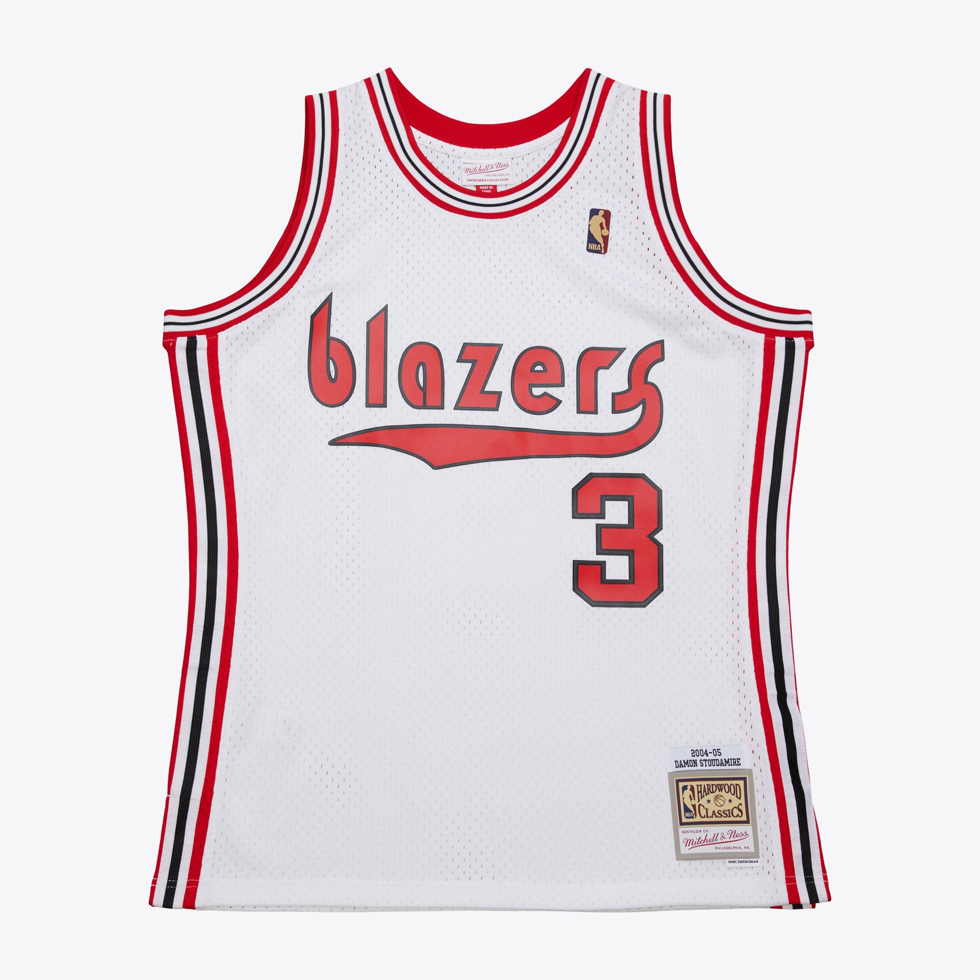 Mens Mitchell & Ness NBA JERSEY TRAIL BLAZERS 2004 DAMON STOUDAMIRE