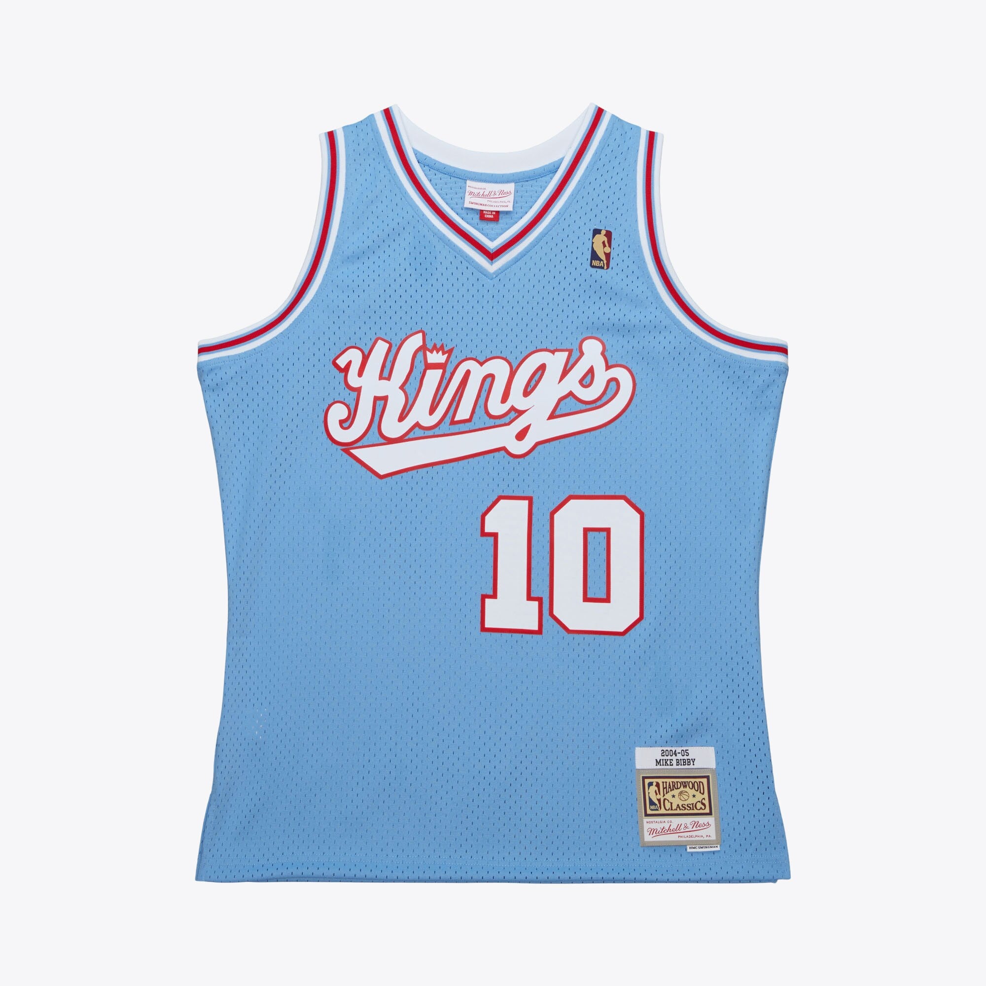 Mens Mitchell & Ness NBA HWC JERSEY KINGS 2004 MIKE BIBBY
