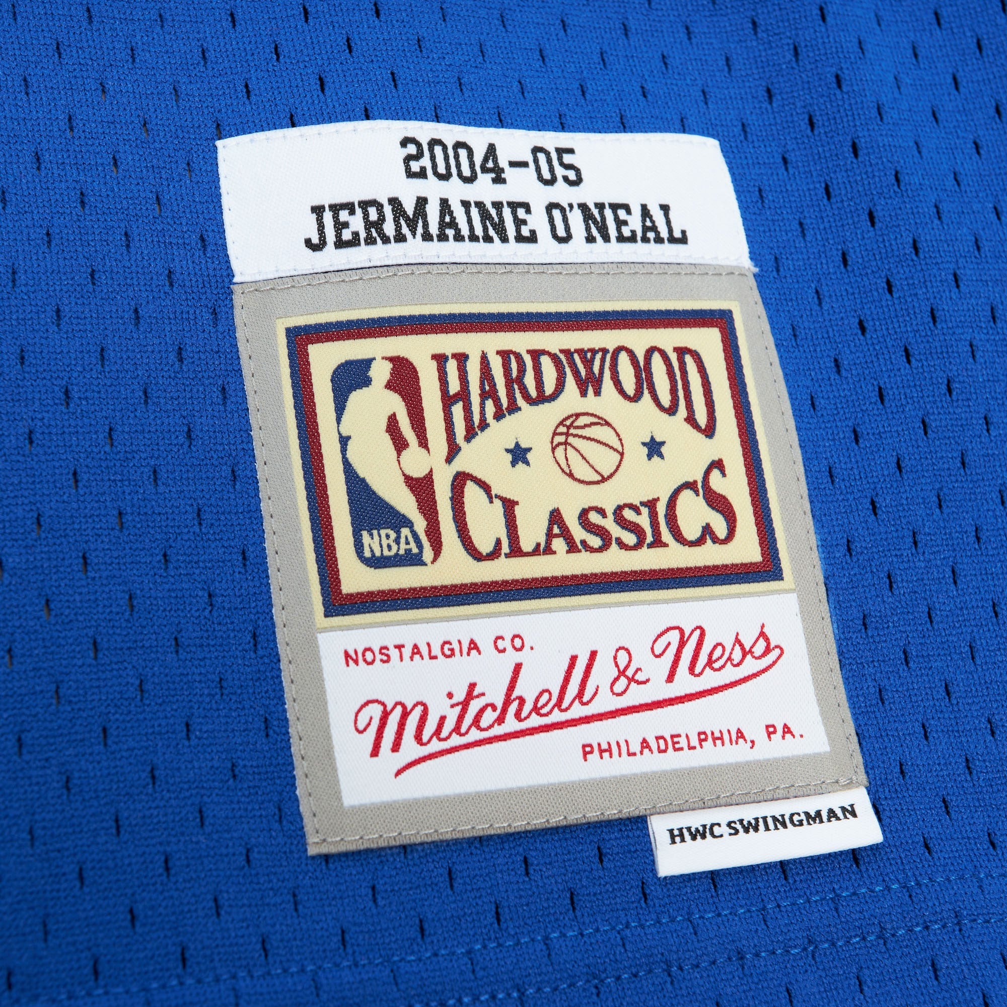 Mens Mitchell & Ness NBA HWC JERSEY PACERS 2004 JERMAINE O'NEAL