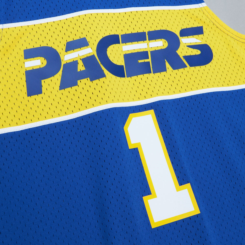 Mens Mitchell & Ness NBA HWC JERSEY PACERS 2004 STEPHEN JACKSON