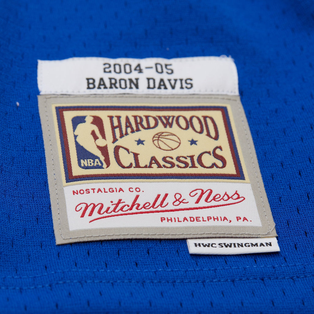 Mens Mitchell & Ness NBA DARK JERSEY WARRIORS 2004 BARON DAVIS