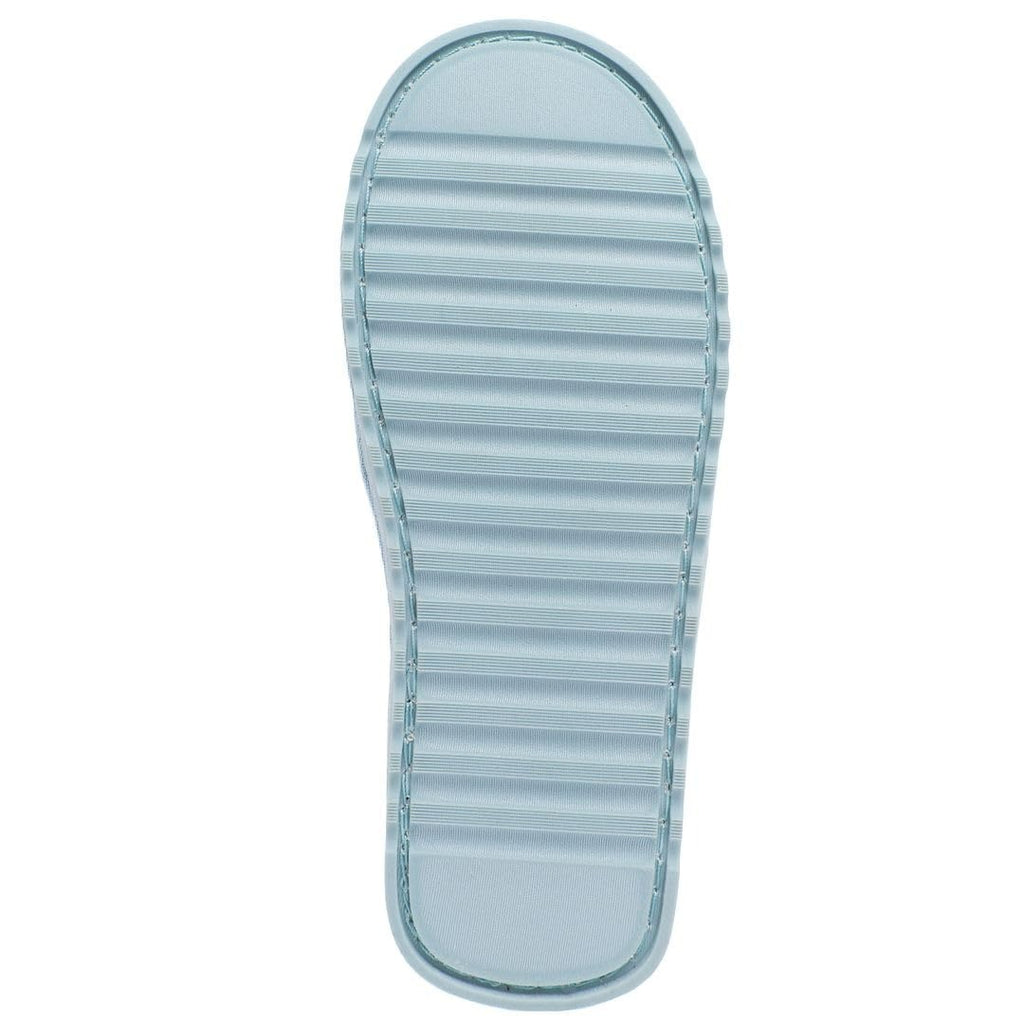 [318780-LIGHT BLUE] WOMENS JUICY COUTURE FAUX FUR SLIPPERS - 5