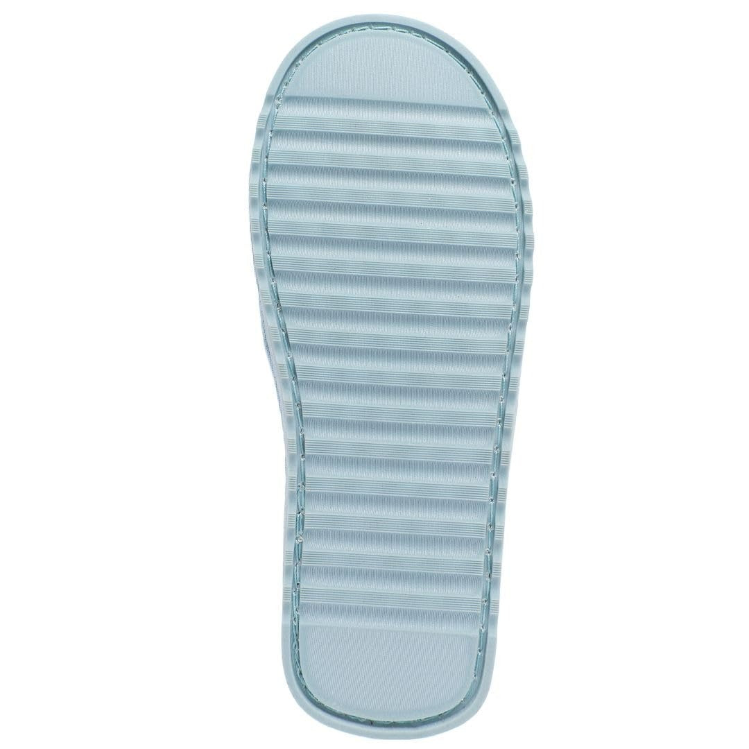 [318780-LIGHT BLUE] WOMENS JUICY COUTURE FAUX FUR SLIPPERS - 5
