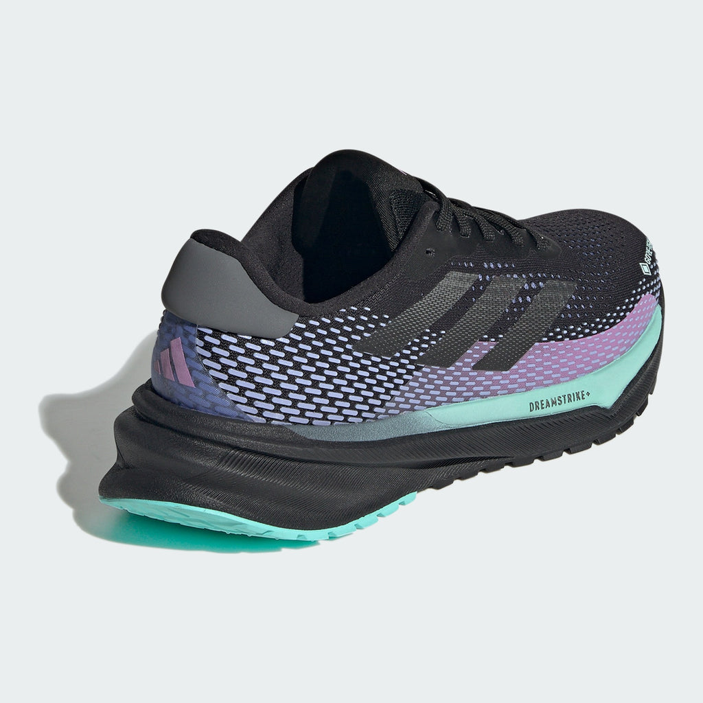 [ID6305] WOMENS ADIDAS SUPERNOVA GORE-TEX 'BLACK SEMI FLASH AQUA' 5