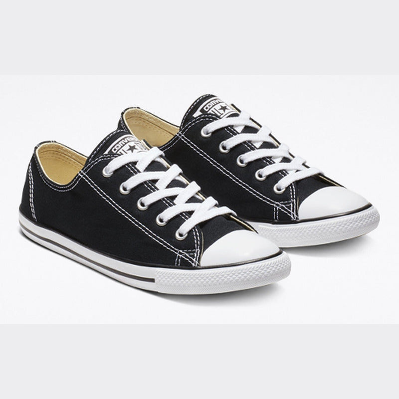 [530054F] WOMENS CONVERSE CHUCK TAYLOR ALL STAR DAINTY OX 'BLACK' - D_08X1