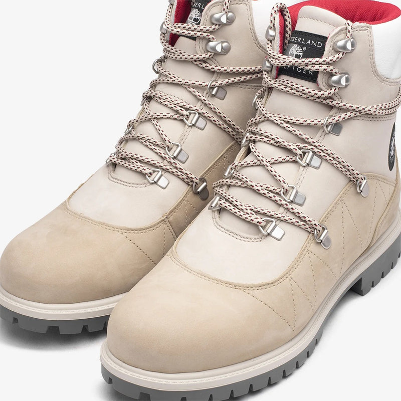 [TB0A5T3Q257] MENS TIMBERLAND X TOMMY HILFIGER REIMAGINED 6" BOOTS 'MEDIUM BEIGE'