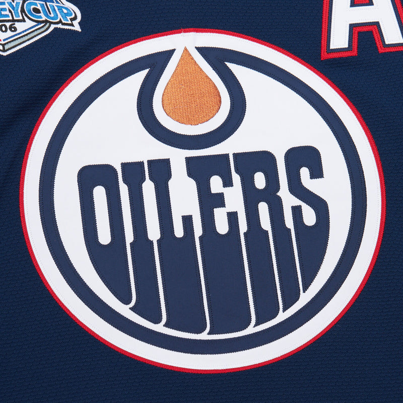 Mens Mitchell & Ness NHL DARK JERSEY OILERS 2005 RYAN SMYTH