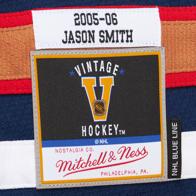 Mens Mitchell & Ness NHL DARK JERSEY OILERS 2005 RYAN SMYTH