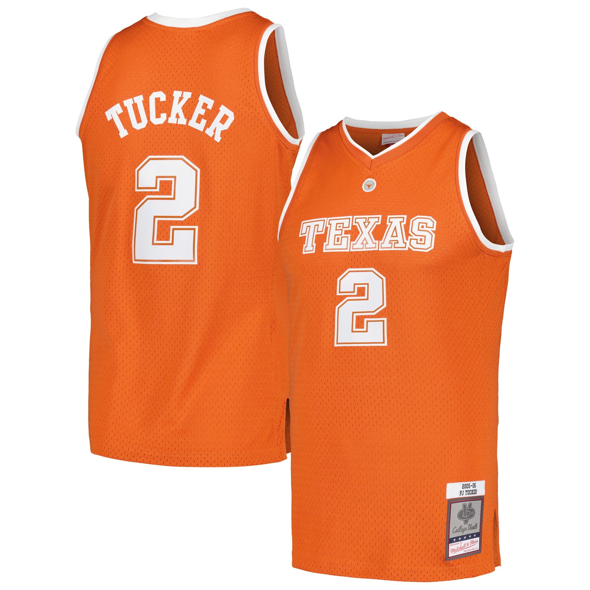 Mens Mitchell & Ness NCAA DARK JERSEY AUSTIN 2005 P.J. TUCKER