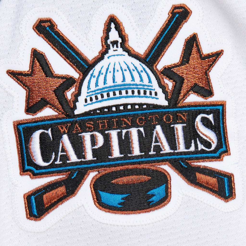 Mens Mitchell & Ness NHL WHITE JERSEY CAPITALS 2005 ALEXANDER OVECHKIN