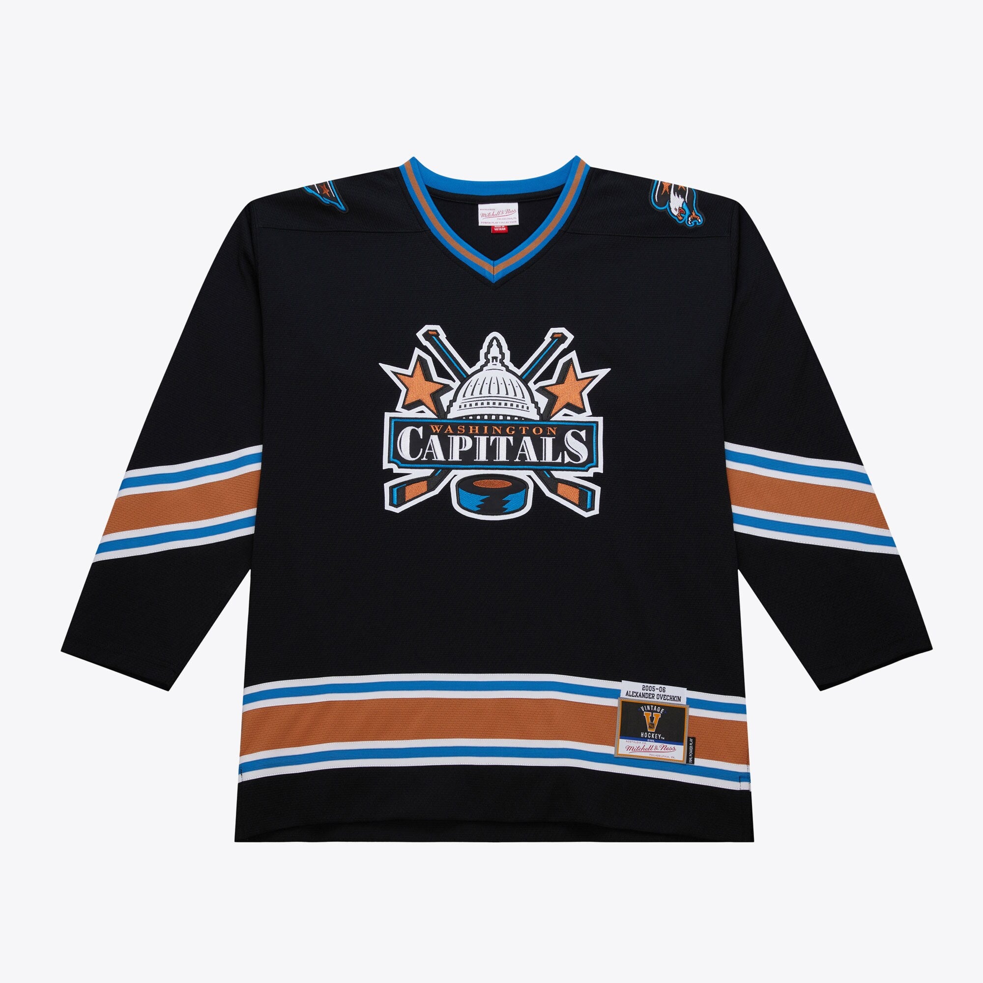 Mens Mitchell & Ness NHL DARK JERSEY CAPITALS 2005 ALEXANDER OVECHKIN