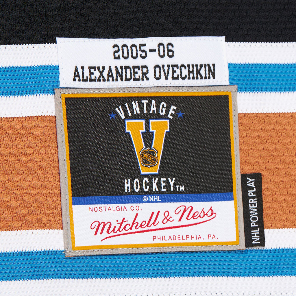 Mens Mitchell & Ness NHL DARK JERSEY CAPITALS 2005 ALEXANDER OVECHKIN