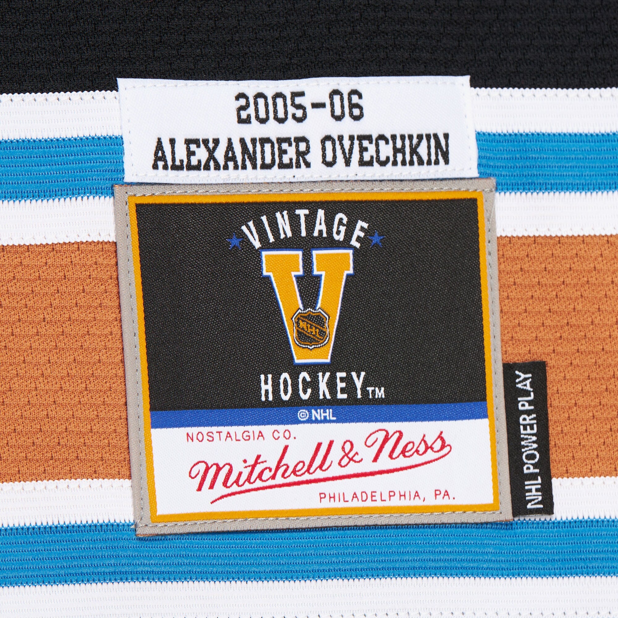 Mens Mitchell & Ness NHL DARK JERSEY CAPITALS 2005 ALEXANDER OVECHKIN