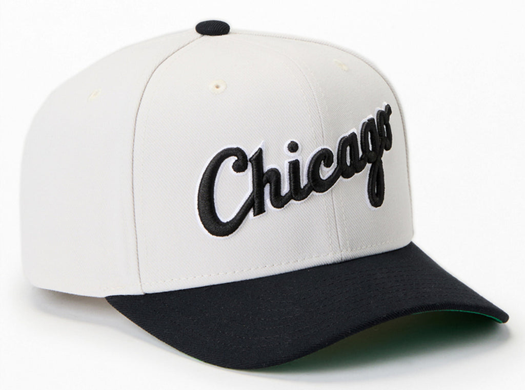[HP11516-CWSOFWH] MENS MITCHELL & NESS MLB OFF WORD PRO SNAPBACK WHITE SOX