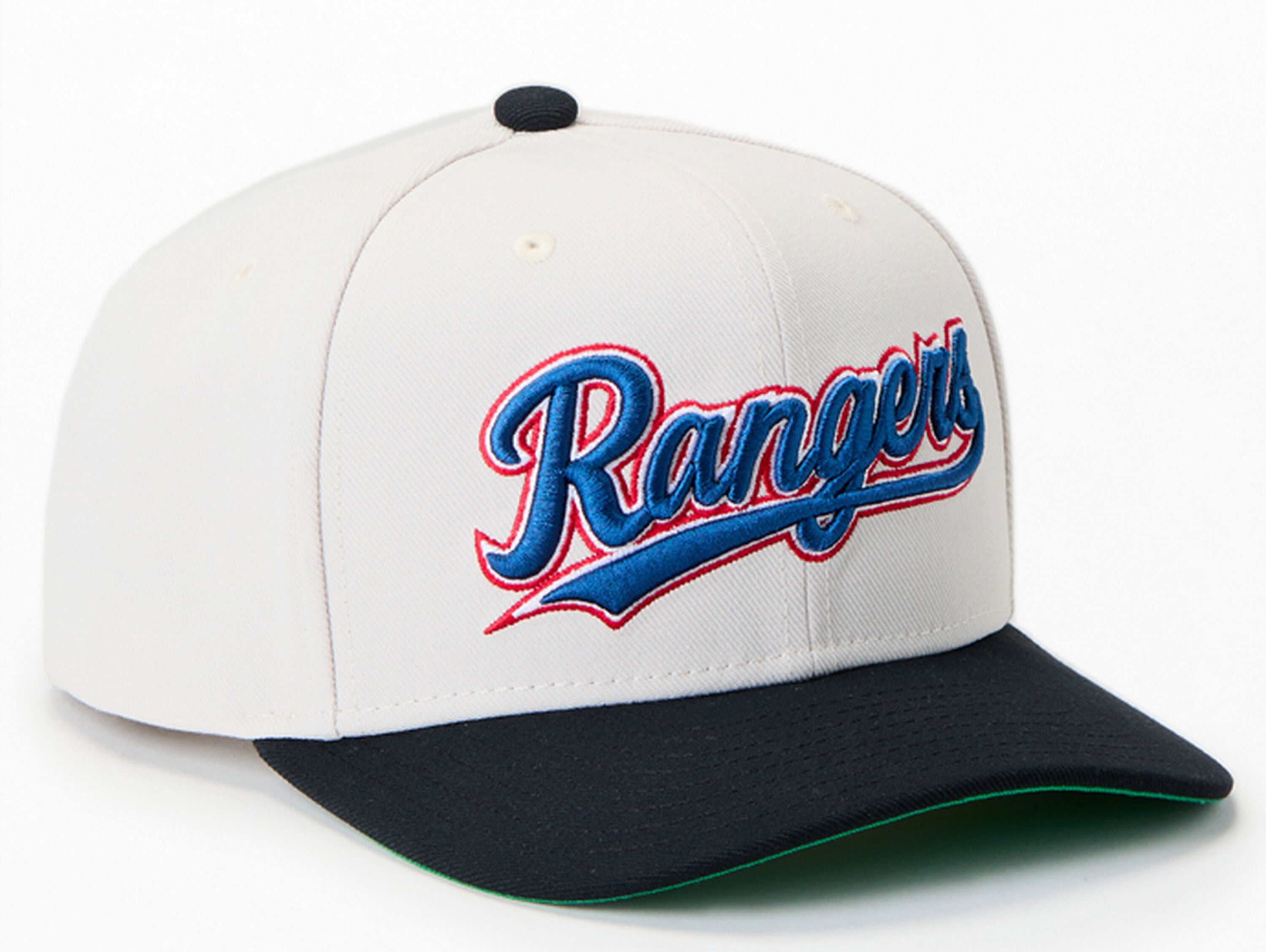 [HP11516-TRNOFWH] MENS MITCHELL & NESS MLB OFF WORD PRO SNAPBACK RANGERS