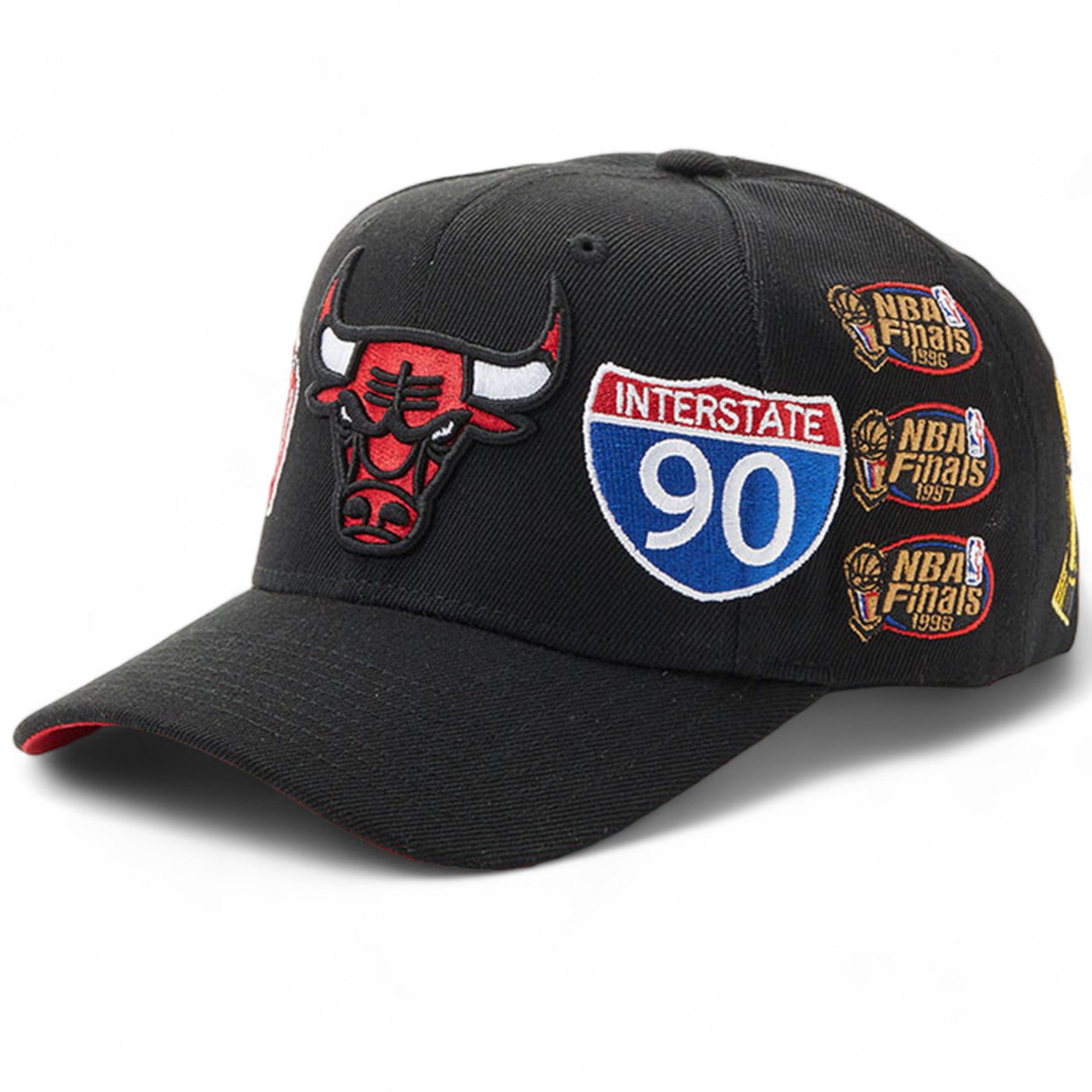 Mens MITCHELL & NESS NBA HYPER LOCAL PRO CROWN BULLS