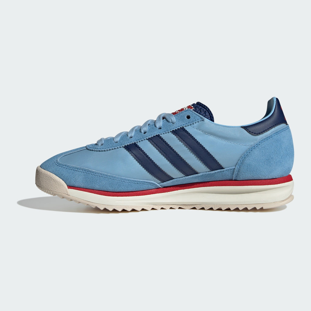 [IG4649] MENS ADIDAS SL72 RS 'LIGHT BLUE SCARLET' 6