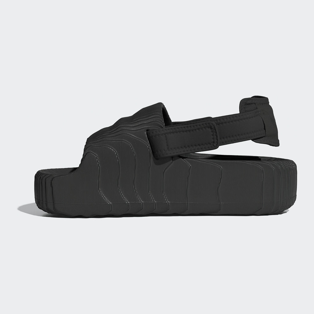 [IE5649] WOMENS ADIDAS ADILETTE 22 XLG SLIDE 'TRIPLE BLACK' 6