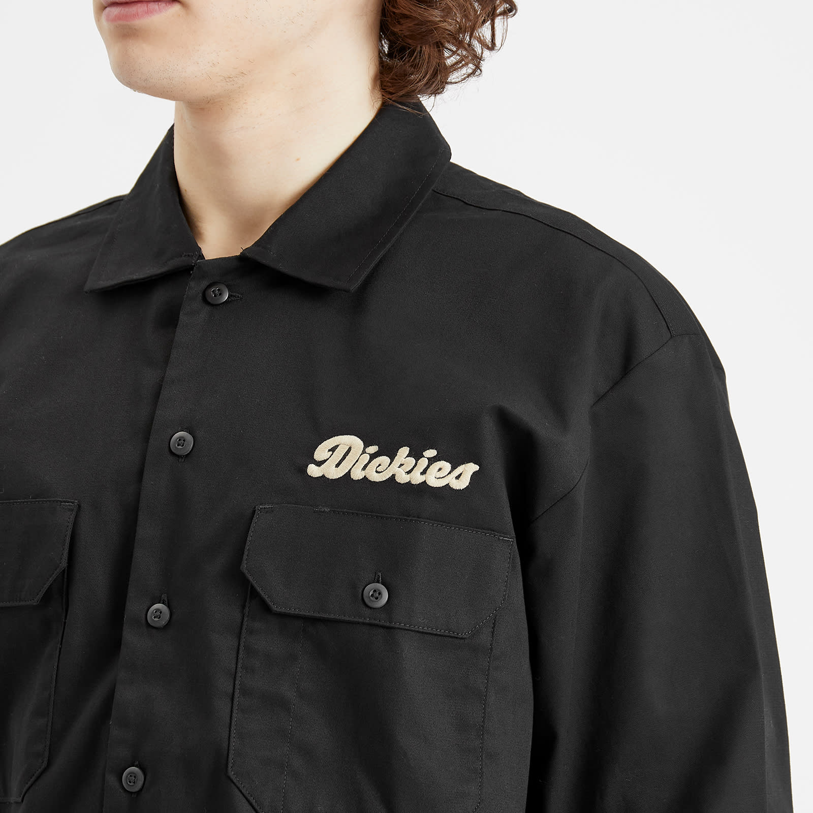 [A4Z7PBLK] MENS DICKIES LEWISTOWN LONG SLEEVE