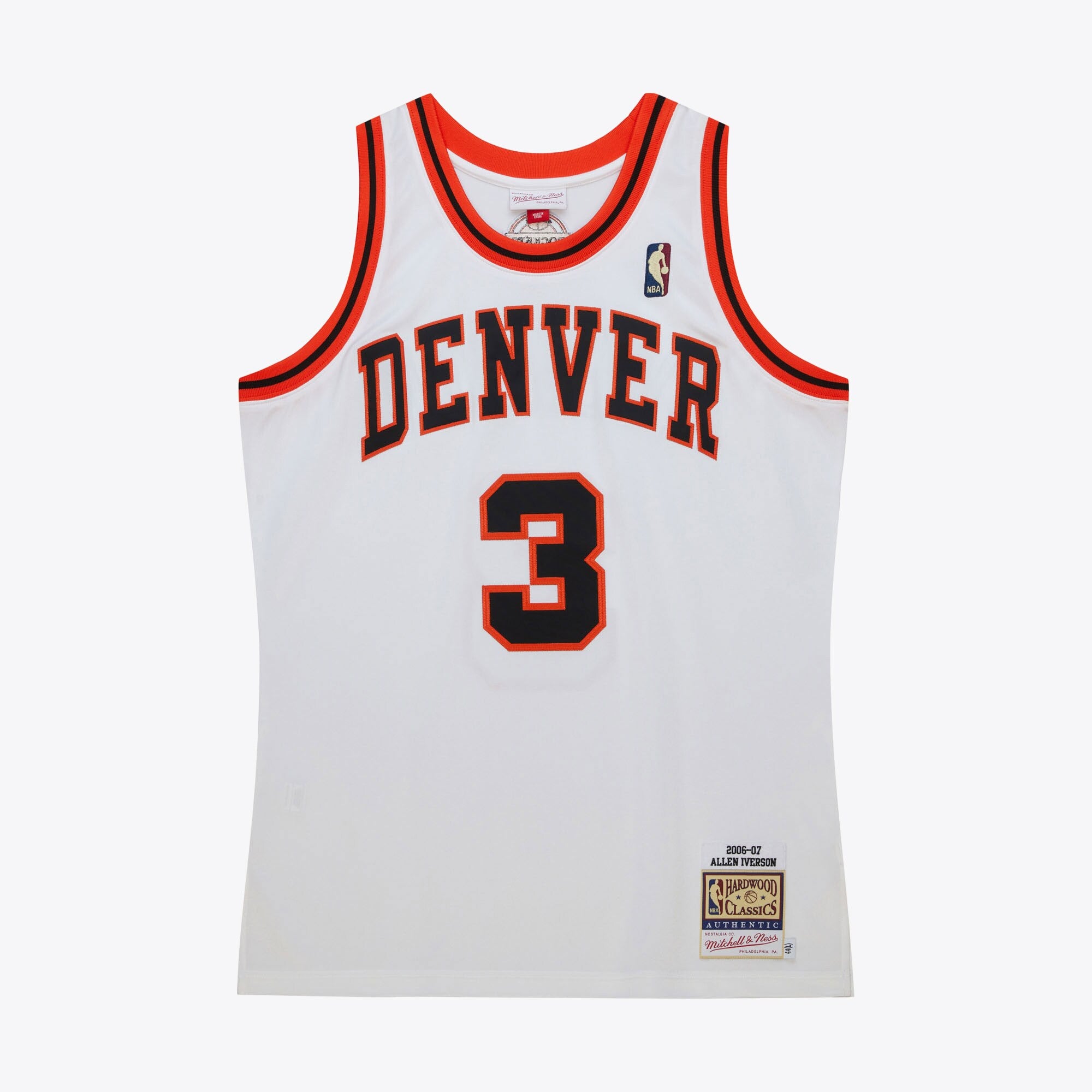 Mens Mitchell & Ness NBA HWC JERSEY NUGGETS 2006 ALLEN IVERSON