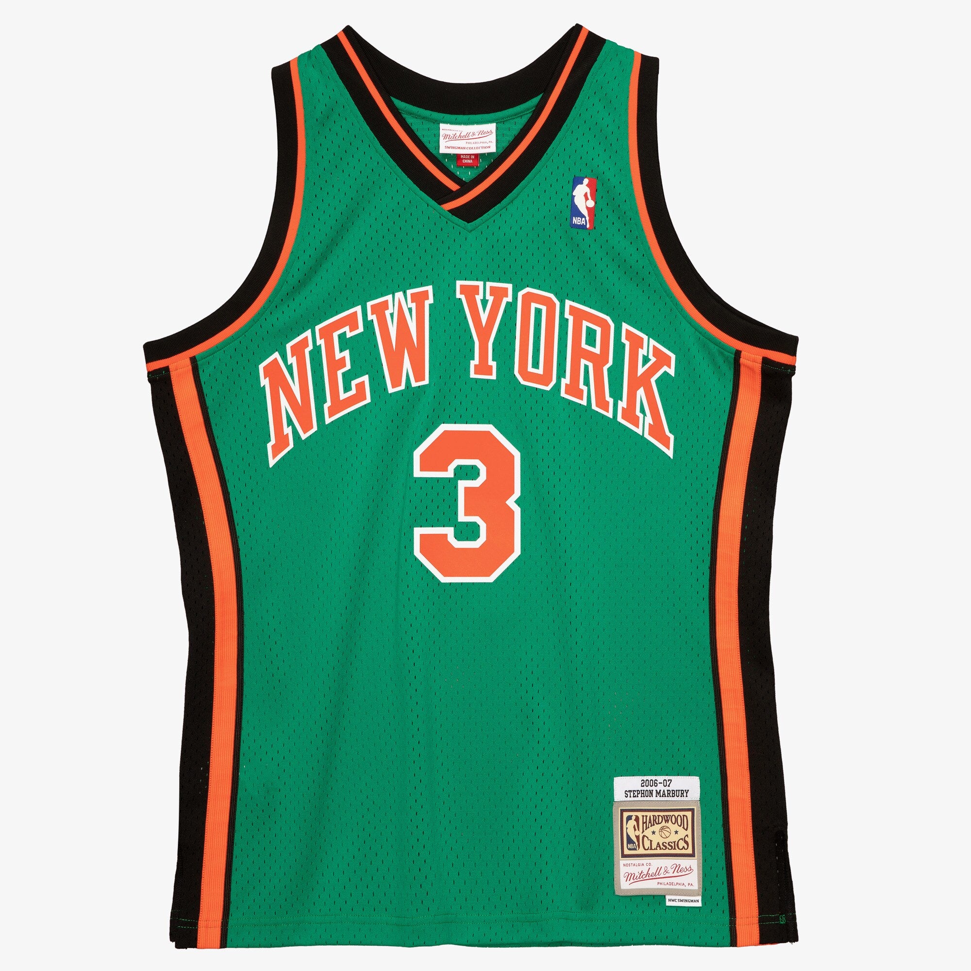MENS MITCHELL & NESS NBA SWINGMAN JERSEY KNICKS 2006 STEPHON MARBURY