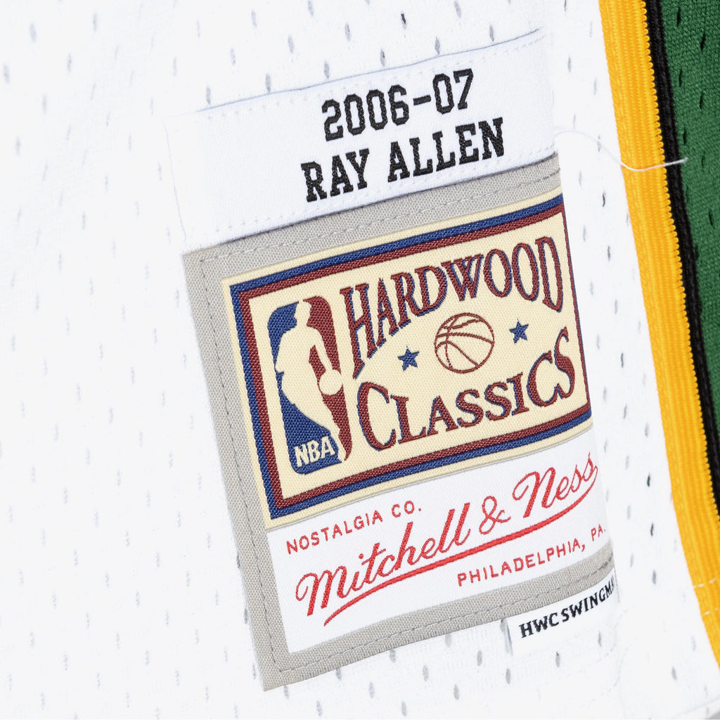 Mens Mitchell & Ness NBA SWINGMAN JERSEY SUPERSONICS 2006 RAY ALLEN
