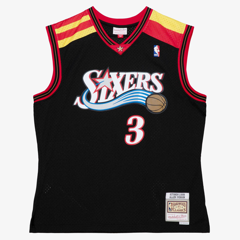MENS MITCHELL & NESS ALT SPAIN JERSEY 76ERS 2006 ALLEN IVERSON