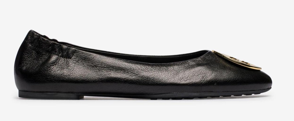[147379-001] WOMENS TORY BURCH CLAIRE BALLET FLAT BLACK WOMEN'S'