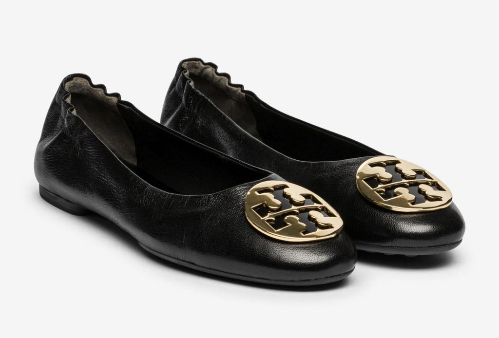 [147379-001] WOMENS TORY BURCH CLAIRE BALLET FLAT BLACK WOMEN'S'