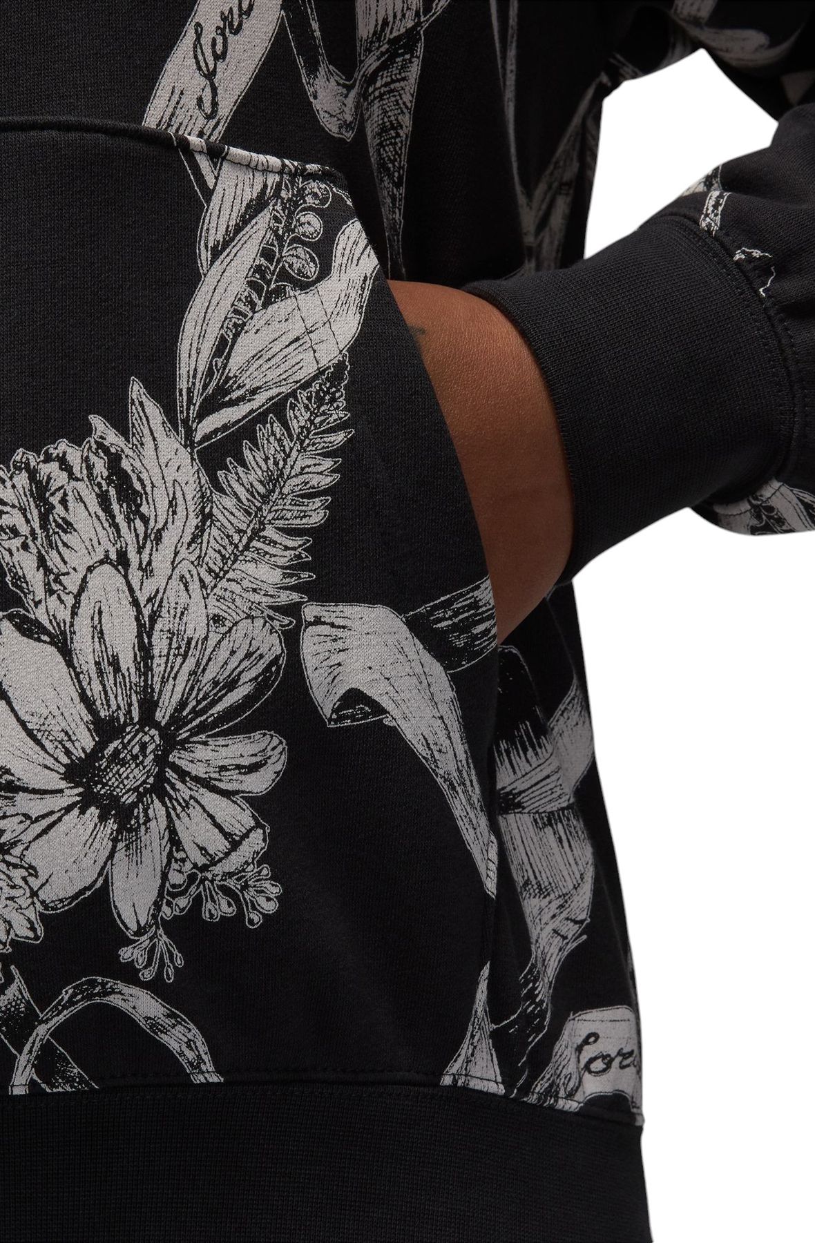 [HF0440-045] WOMENS AIR JORDAN BROOKLYN FLEECE PRINTED PULLOVER