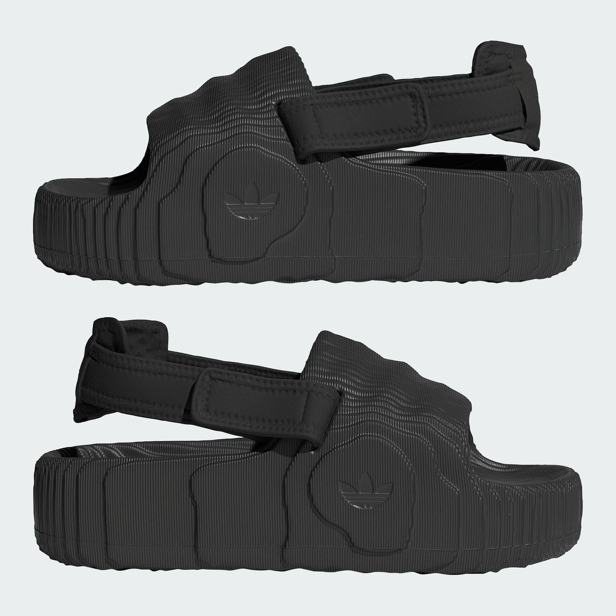 [IE5649] WOMENS ADIDAS ADILETTE 22 XLG SLIDE 'TRIPLE BLACK' 7