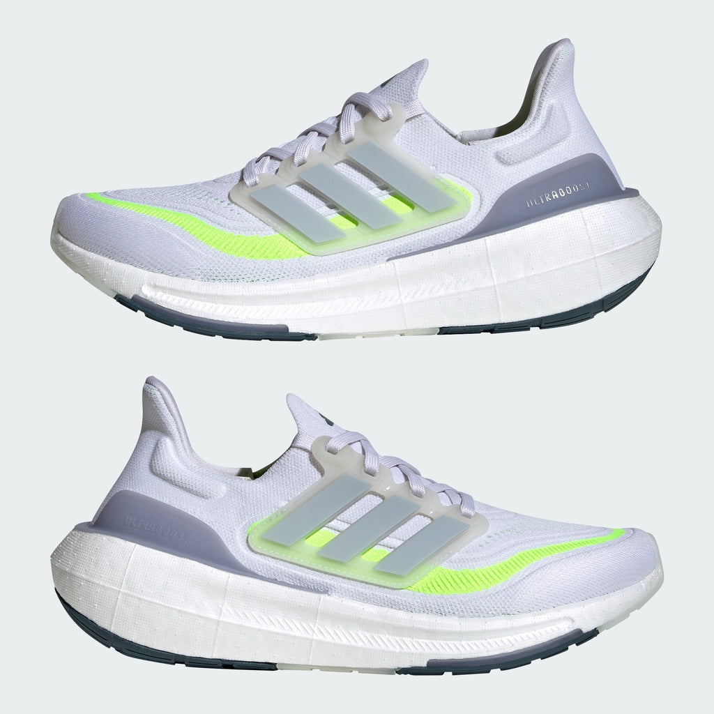 [IE1775] WOMENS ADIDAS ULTRABOOST LIGHT 'WHITE BLUE LEMON' 7