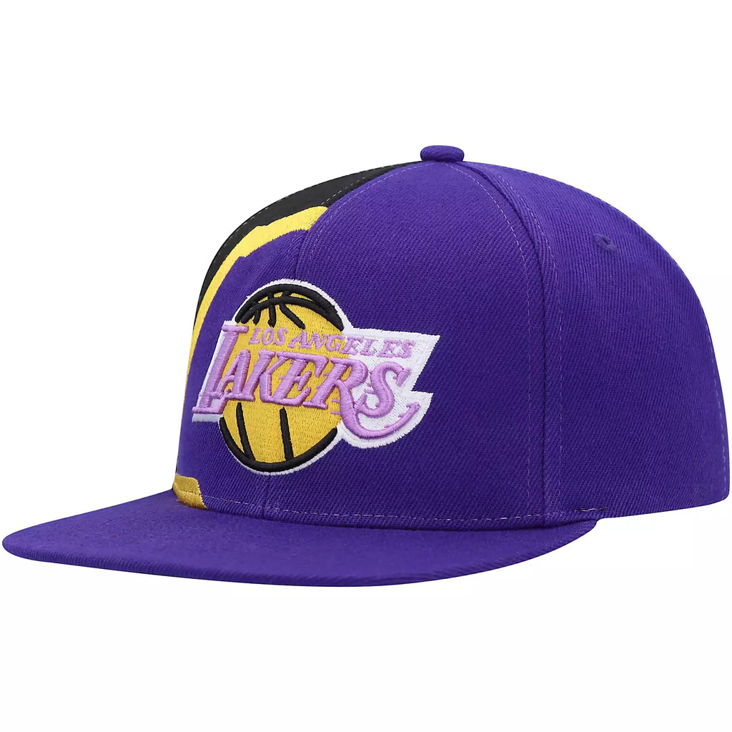 MENS MITCHELL & NESS NBA RETROLINE SNAPBACK HWC LAKERS - PURPLE