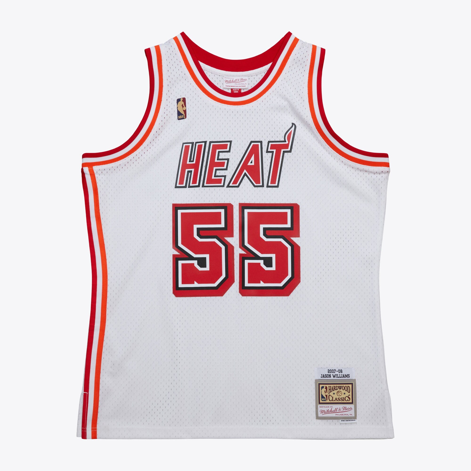MENS MITCHELL & NESS HWC JERSEY HEAT 2007 JASON WILLIAMS