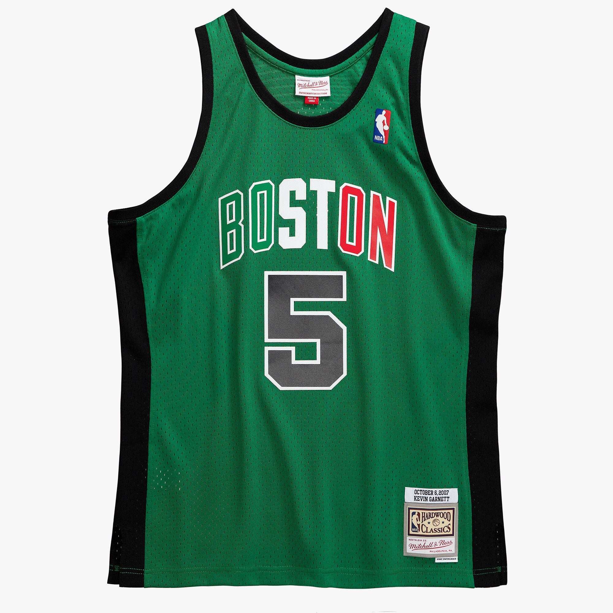MENS MITCHELL & NESS NBA SWINGMAN JERSEY CELTICS 2007 KEVIN GARNETT