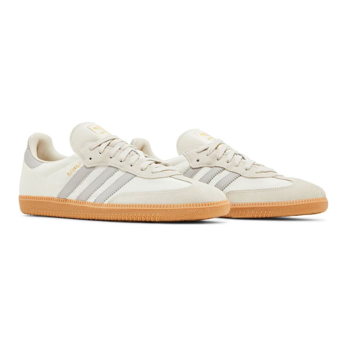 [ID1448] MENS ADIDAS SAMBA OG 'OFF WHITE GREY' 5