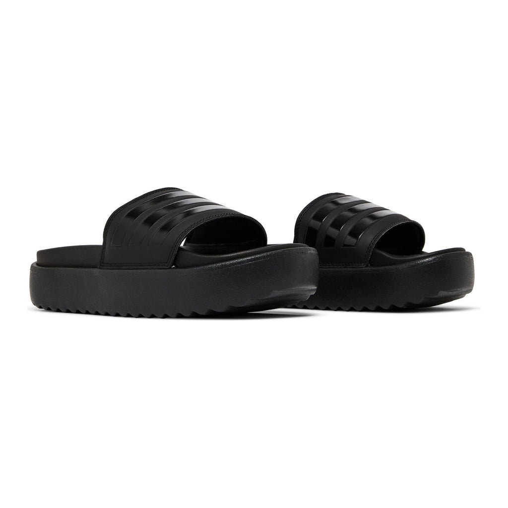 [HQ6179] WOMENS ADIDAS ADILETTE PLATFORM SLIDE 'TRIPLE BLACK' 5