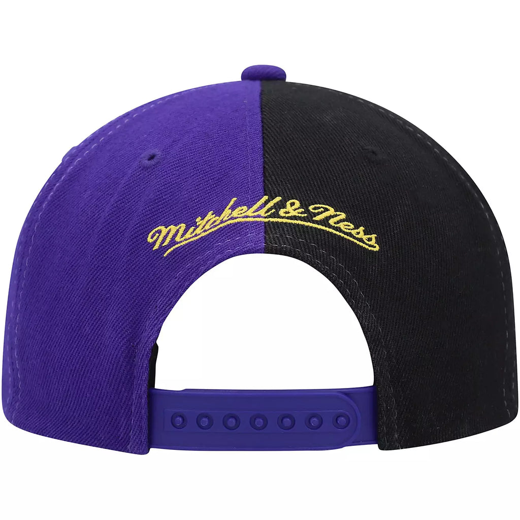 MENS MITCHELL & NESS NBA RETROLINE SNAPBACK HWC LAKERS - PURPLE