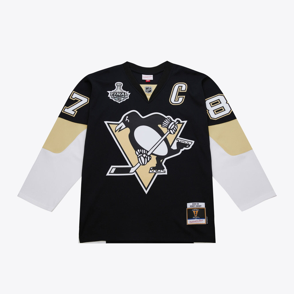 Mens Mitchell & Ness NHL DARK JERSEY PENGUINS 2008 SIDNEY CROSBY