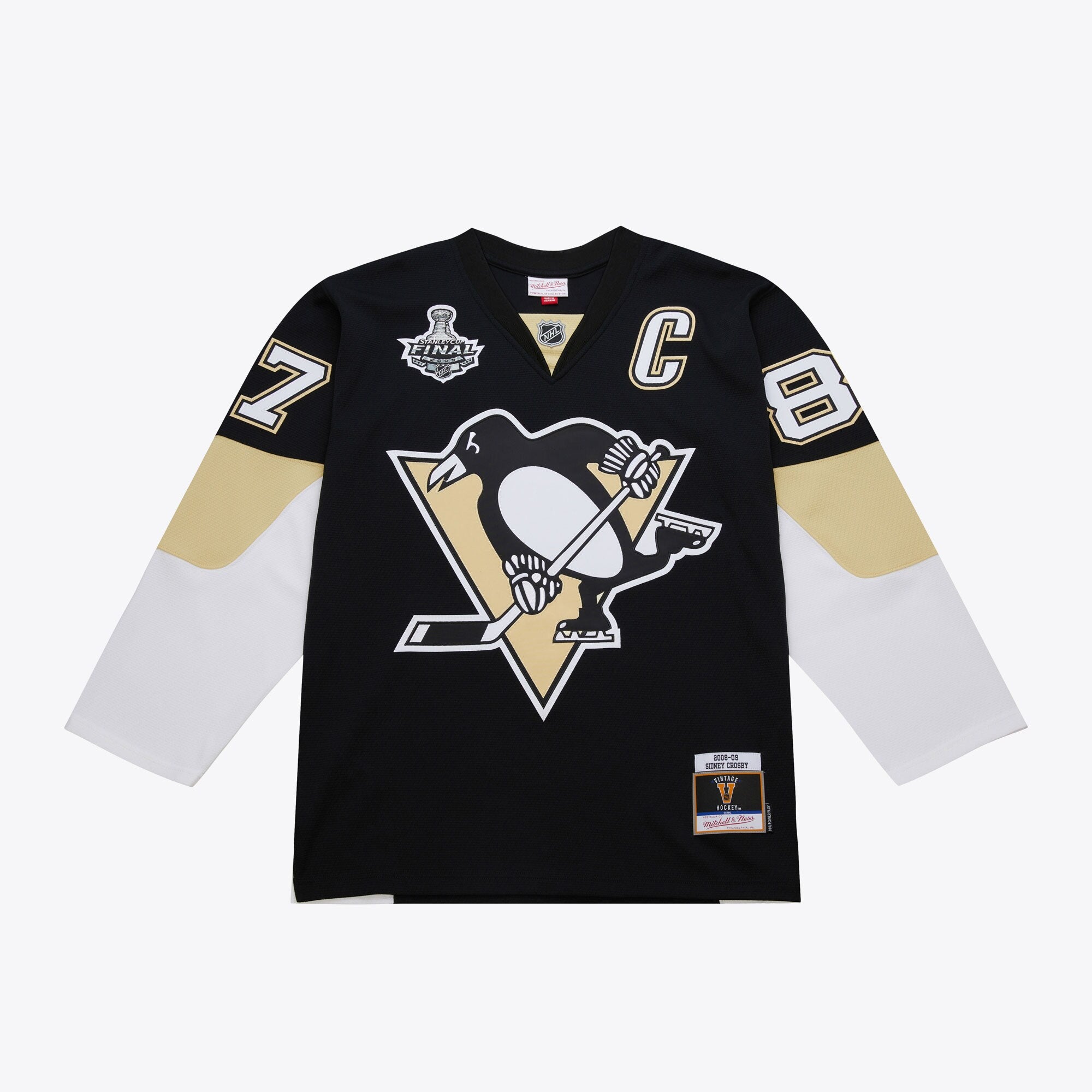Mens Mitchell & Ness NHL DARK JERSEY PENGUINS 2008 SIDNEY CROSBY