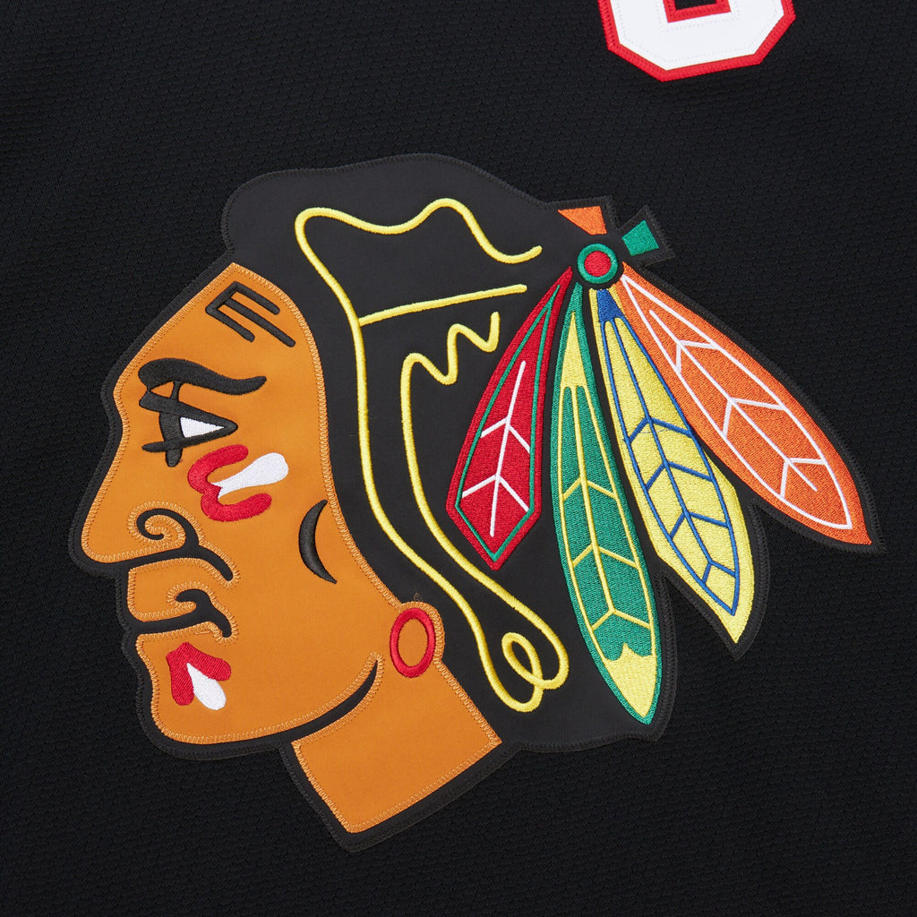 Mens Mitchell & Ness NHL DARK JERSEY BLACKHAWKS 2008 JONATHAN TOEWS