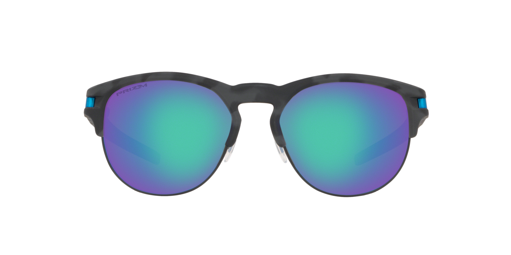 [OO9394-13] Mens Oakley Latch Key Sunglasses - Matte Black Camo/Prizm Sapphire