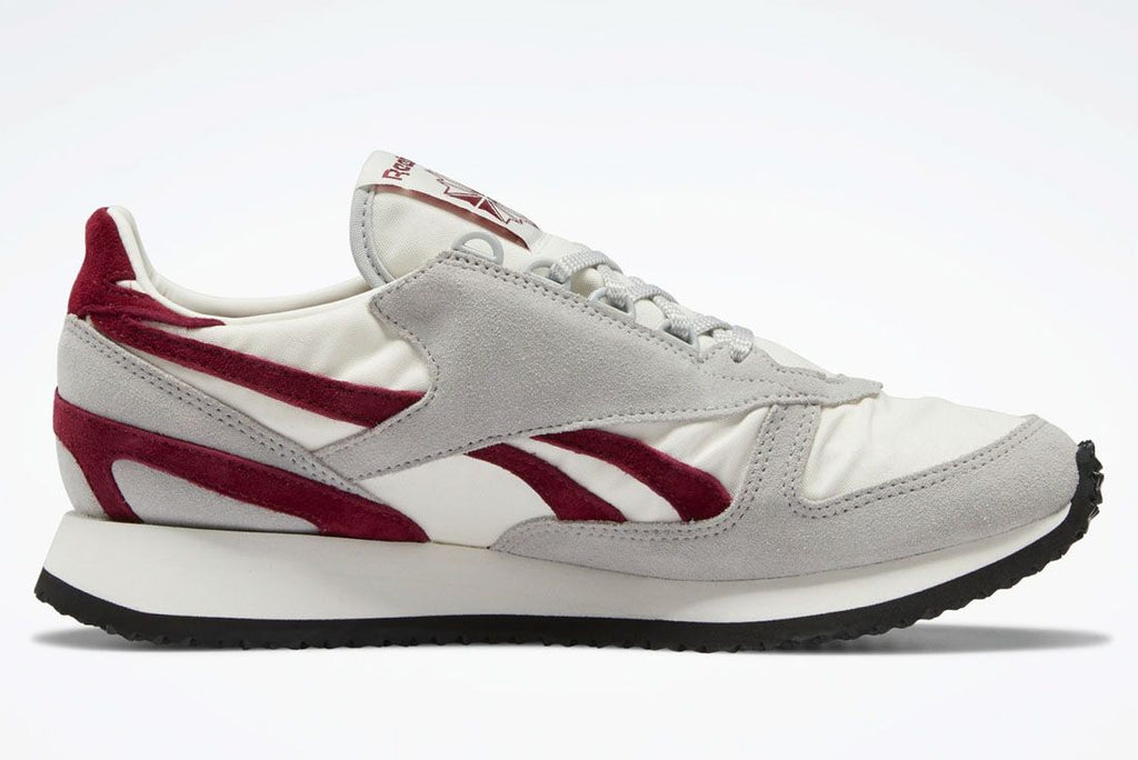 [H04987] Mens Reebok VICTORY G 'PURE GREY CLASSIC BURGUNDY'