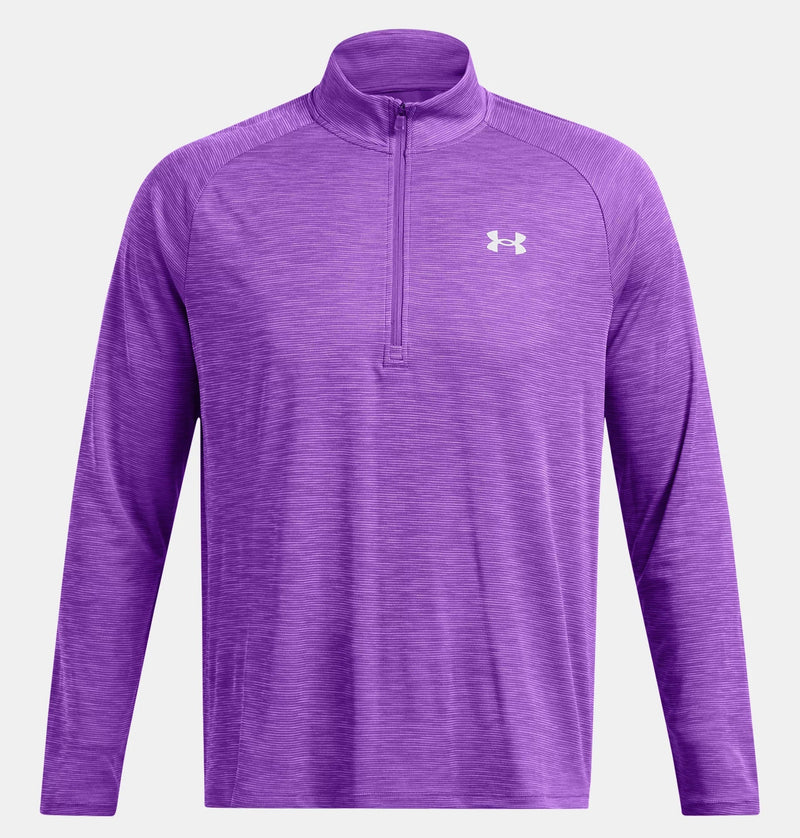 [1382797-525] MENS UNDER ARMOUR LONG SLEEVE TECH TEXTURED 1/2 ZIP HIGH NECK