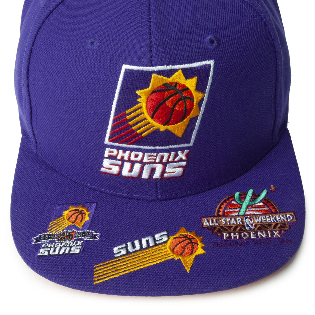 Mens Mitchell & Ness NBA FRONT FACE SNAPBACK HWC SUNS